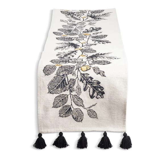 Thyme & Table fall 8-Piece Set, 4 Napkins & 4 Round Placemats & 72" Table Runner - Picture 4 of 6